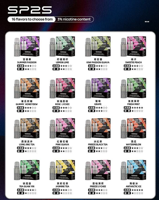 【新】SP2S MAX 煙蛋 電子煙 不通用